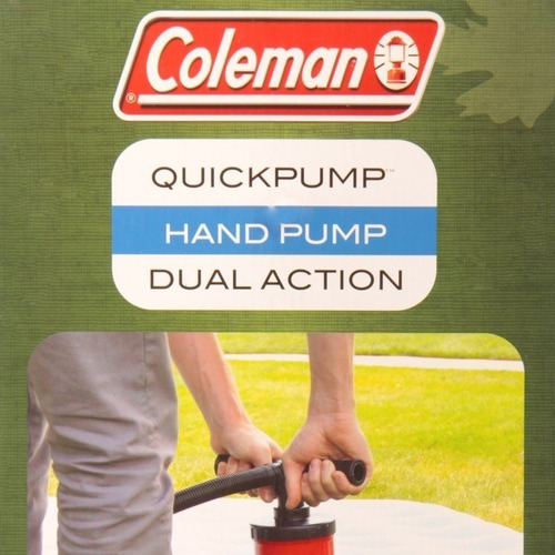 Imagen 2 de 5 de Oferta Del Dia Bomba Dual Para Inflar Coleman Rojo Technolog