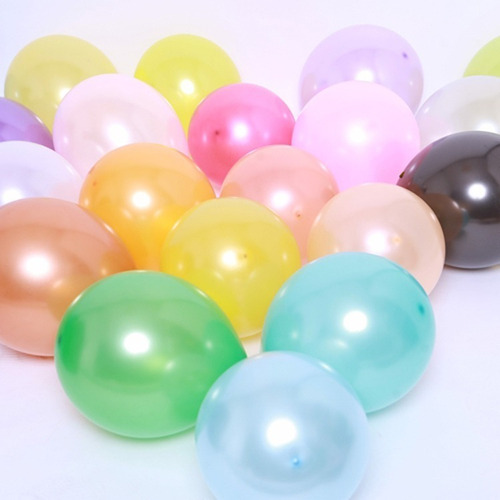 Globos Látex Cromados Perlados Pasteles Metálicos Macarones