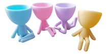 Comprar Macetas Robert Hombrecito Para Cactus O Suculentas. Pack X4