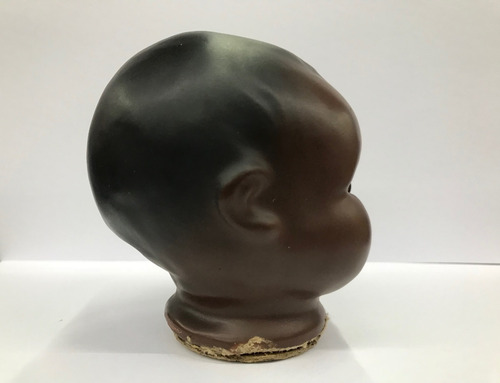 Cabeza Bebé Porcelana Mulato Año 1940 Alemana Ojos Lloretoys (Usado)