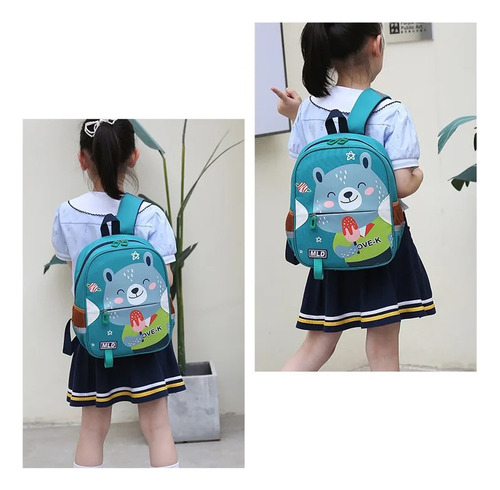 Mochila Infantil Animales Unicornio Dino Niño Jardin Escuela