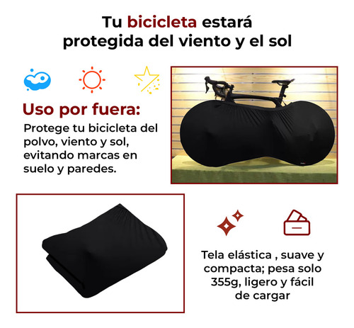 Protector Para Bicicletas, Cubre Golpes Y Polvo