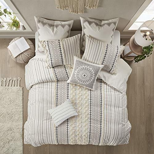 Edredon De Algodon De Color Blanco Con Fundas Para Almohada