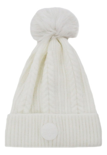 Gorro De Lana Trendy Con Pompon Otoño Invierno Moda Mujer 