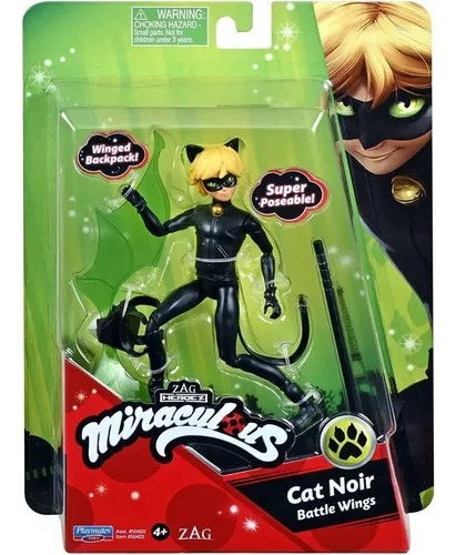 Miraculous Cat Noir Mini Zag Herdez (50400-c)