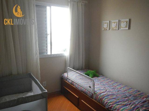 Imagem 1 de 18 de Apartamento Com 3 Dormitórios À Venda, 62 M² Por R$ 373.000,00 - Cursino - São Paulo/sp - Ap1115