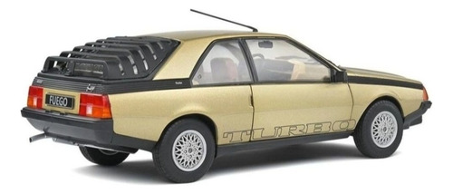 Especial Escala 1/18 ! Renault Fuego Turbo Francesa 35 Cm L. Couler Or