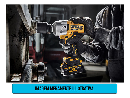 Chave Impacto 1/2 20v Dcf961b Dewalt 2bat 5a+carreg Bolsa