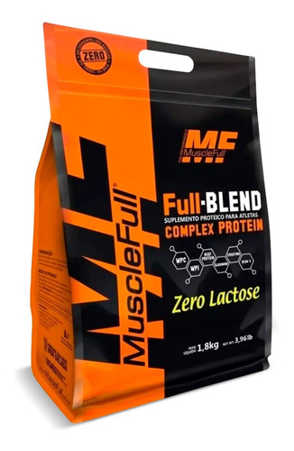 Suplemento Em Pó Musclefull Whey Protein Sabor Morango De 1.8kg