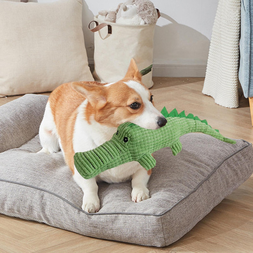 Juguete Para Perros Squeaky Doll, Peluche De Peluche, Caimán