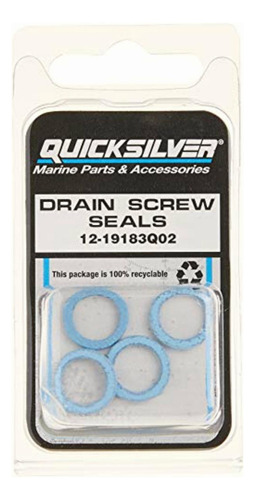 Quicksilver 19183q02 Lower Unit Gear Lube Drain And Fill
