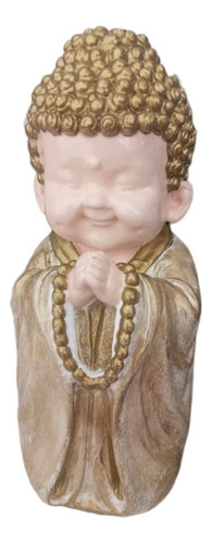 Bebé Buda Rezando En Yeso 16 Cm