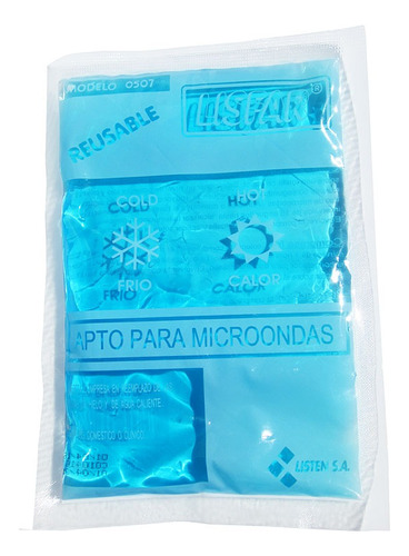 Compresa Gel Frio/calor Lisfar Mod 0507 (15cm X 10cm)