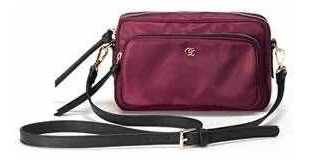 Imagen 1 de 4 de Bolso Guinda Cross Body Oriflame Correa Negra Bag Bolsa Haga