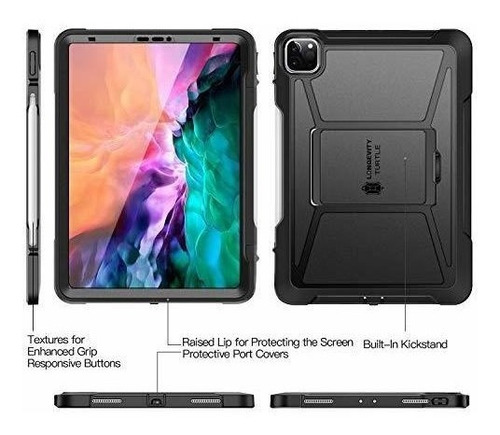 Imagen 2 de 8 de Ztotopcase Para iPad Pro 4ta Generacion 12.9 Pulgadas 2020,