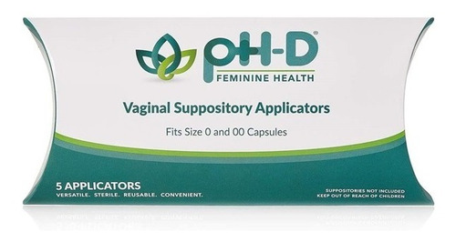 Aplicador Vaginal Supositorio Ph-d Reutilizable 5 Unidades