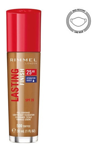 Imagen 3 de 9 de Base Maquillaje Rimmel Lasting Finish 25 Hs