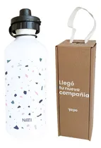 Comprar Botella Terrazo Personalizada Con Nombre + Caja De Regalo