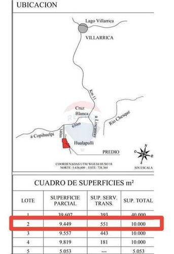 Imagen 8 de 21 de Entre Villarrica Y Lican Ray Parcela De 10.000 Mts., Subdi