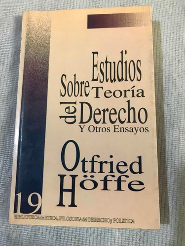 Estudios Sobre Teoria Del Derecho Y Otros Ensayos (Usado)