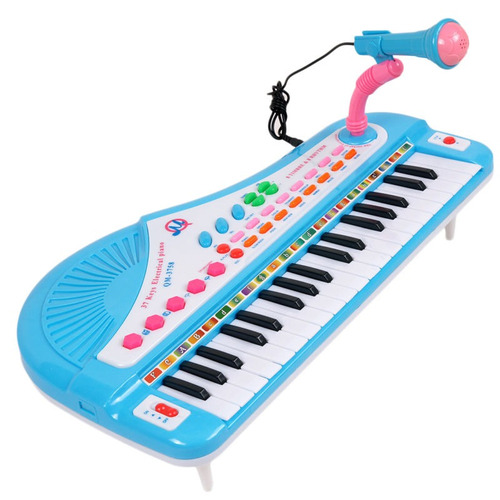Juguete Musical Piano De 37 Clave Teclado Electrónico Con Mi
