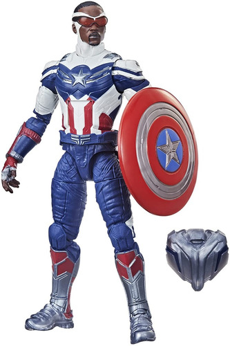 Capitán América Sam Marvel Legends Avenger Falcon Hasbro Baf