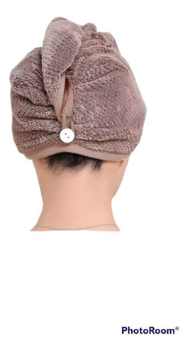 Touca Toalha De Secar Cabelo Pós Banho Rápido Prática Barata Cor Diversas