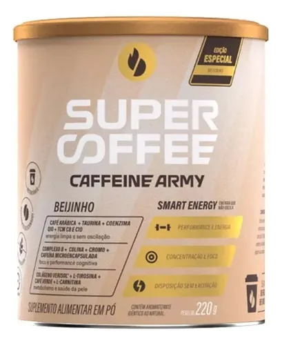 Supercoffee 3.0 Café Termogênico 220g - Caffeine Army - Novo