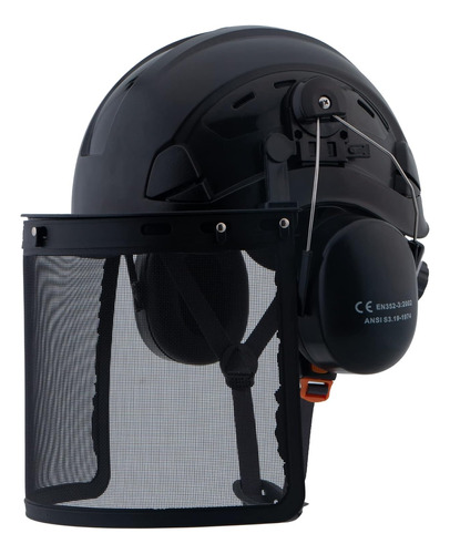 Safety Helmet Forestry Chainsaw Helmet With Face Shield And 