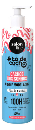 Creme Modelador Fixação Natural Cachos Salon Line 500ml