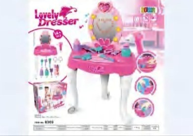 Mesa De Maquillaje Con Accesorios Lovely Dresser 14pcs