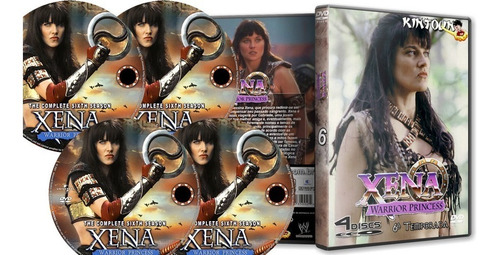 Dvds Xena A Princesa Guerreira Série Completa Dublada