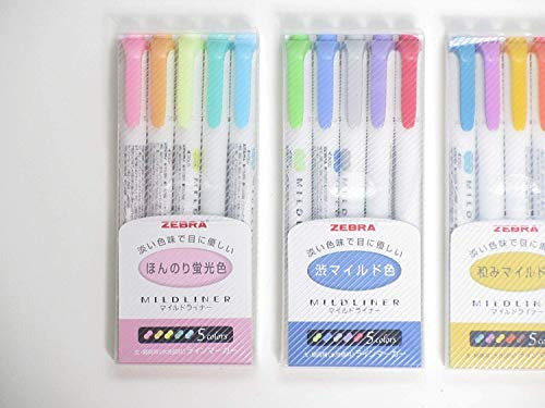 Juego De Rotuladores Mildliner, Set De 20 Colores Paste...