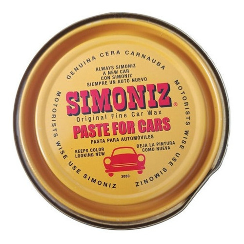 Pasta Automovil Cera Carnauba Simoniz Restaurador Pintura