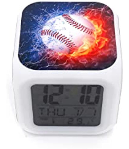 Boway 3?desk & Shelf Clock Baseball Fire Reloj Despertador D