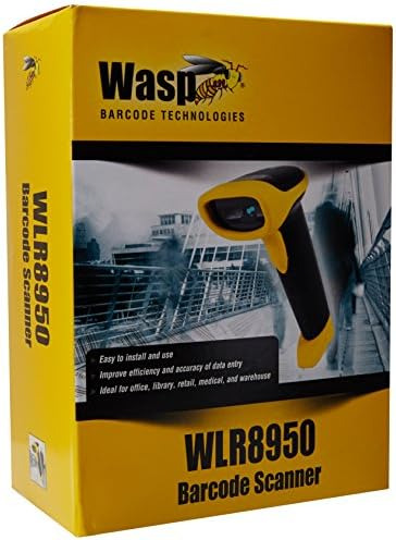 Escáner De Código De Barras Ccd Bicolor Wasp Wlr8950 Ps2 Con