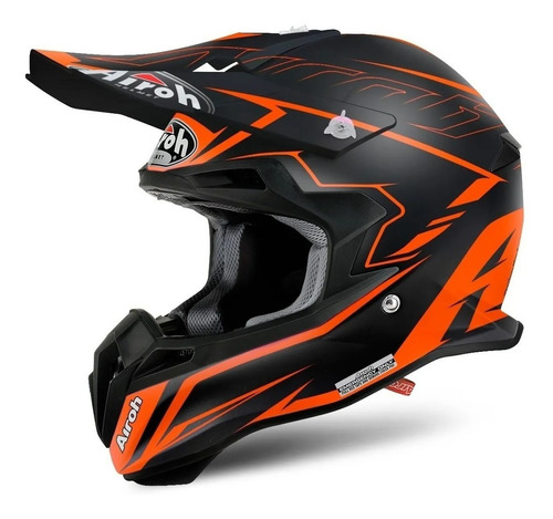 Casco Motocross Enduro Airoh Terminator 2.1 Slim Solomoto