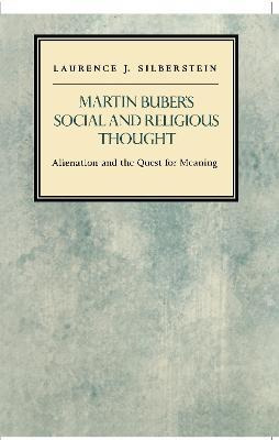 Libro Martin Buber's Social And Religious Thought - Laure...