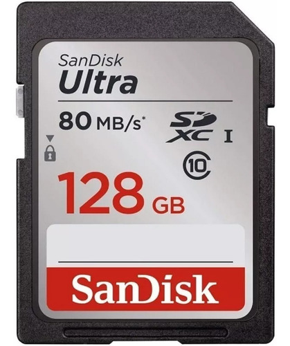 Tarjeta de memoria SanDisk SDSDUNC-128G-GN6IN  Ultra 128GB