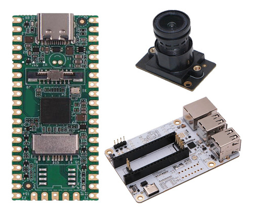 Placa De Desarrollo Risc-v Milk-v Duo+gc2083 De 2 Mp+hub Usb