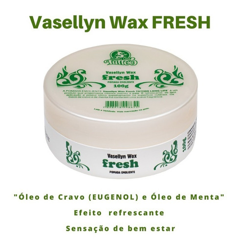Imagem 2 de 4 de Vaselina Deslizante Para Tatuagem 100g Long Life Refrescante
