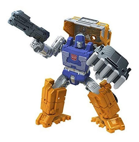 Figura Acción Cybertron Kingdom Huffer Juguete Transformers