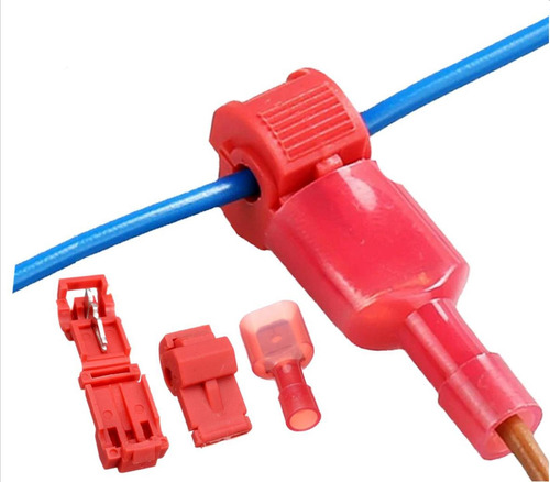 Conector De Empalme Rápido Scotch Lock Tipo T- Rojo