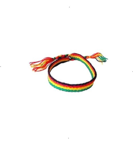 Atacado 12 Pulseiras Tornozeleiras Reggae Jamaica Grossa 2cm