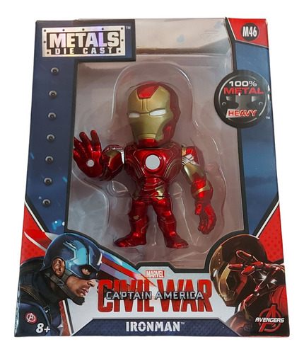 Jada Metals Die Cast Iron Man M46 Capitan America Civil War 