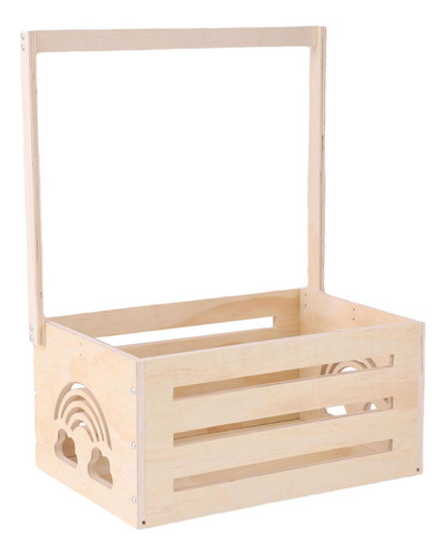 Cesta De Madera Para Bebé, Armario Con Cajón Para Baby