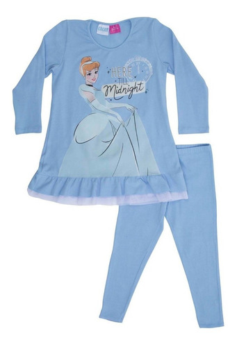 Pijama Invierno Nena Manga Larga Cocot Cenicienta 20321