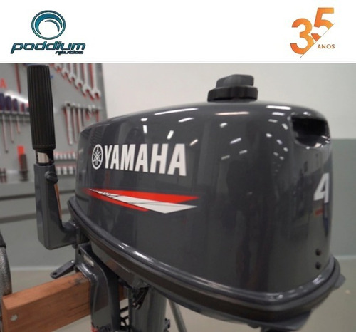 Imagem 6 de 8 de Motor De Popa Yamaha 2t 4hp Cmhs Poddium Náutica + Frete E/t