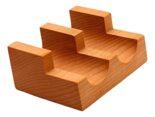 Wood Sushi Tacos Soporter Soport Ornament 2 Cuadrícula