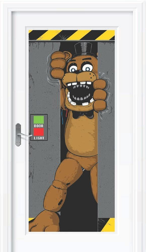 Five Nights At Freddy's Cobertor Puerta Talla Unica Multi
